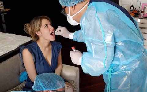 Vito, Rosibel y Vitoria se hicieron las pruebas del COVID-19. Resultados negativos.