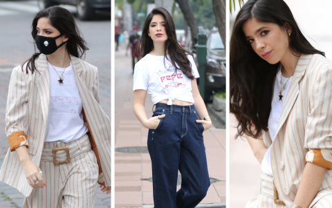 Sesión de fotos street style.