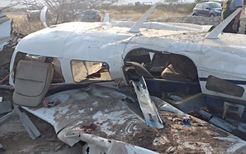 La nave registraba otro número de matrícula al de la original. Su propietario asegura que fue robada del hangar donde estaba.