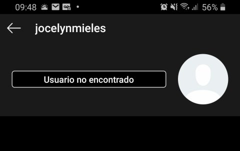 La exreina cerró su cuenta.