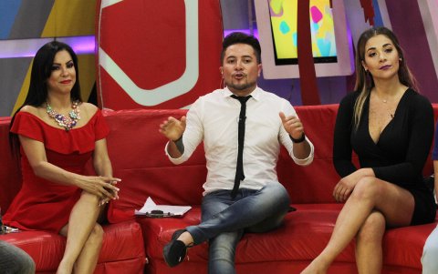 Mercedes Pacheco, Jorge Heredia y Catherine Velasteguí.