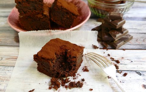 Negritos de chocolate o brownies