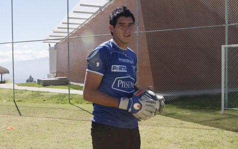 John Jaramillo uno de los arqueros principales que tuvo la Sub 20 de Ecuador, en 2011.
