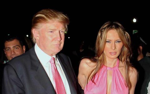 Melania Trump y Donald Trump, en una foto del año 2005.