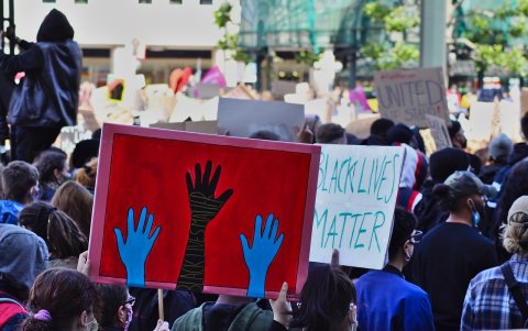 Marcha contra el racismo