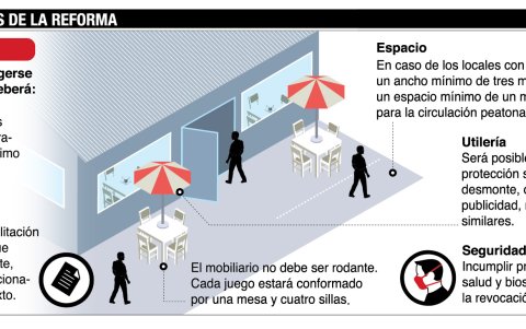 Infografia de los principales puntos de la reforma a la ordenanza.
