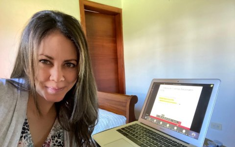 La comunicadora hará una maestría vía online.