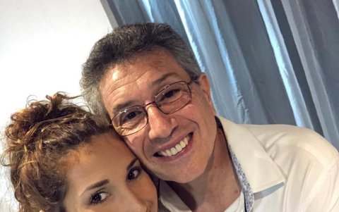 Nerio David con Ana Paula.