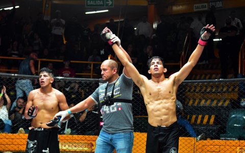 Juan Andrés Luna, en su última pelea que se dio en Perú, el año anterior.