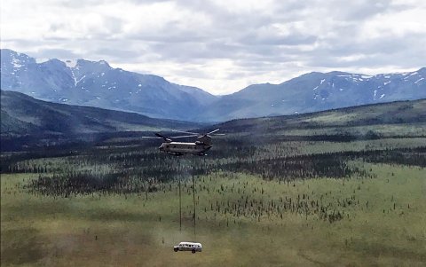 STAMPEDE. El vehículo permanecerá almacenado hasta que se encuentre un sitio permanente, según el Departamento de Recursos Naturales de Alaska.