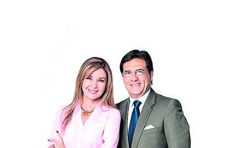 La pareja de comunicadores siempre mantuvo una buena relación.