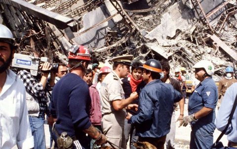 Imágenes de Ciudad de México tras el terremoto de 1985.