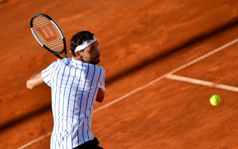 Grigor Dimitrov fue uno de los tenistas que dio positivo en coronavirus.