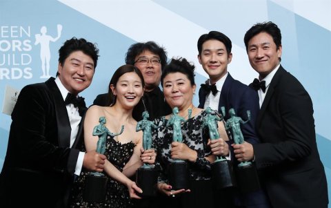 La película de Bong Joon-Ho ganó el premio a Mejor Reparto en Película.