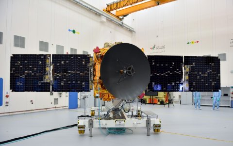 Aspecto de la Hope Mars Probe de Emiratos.