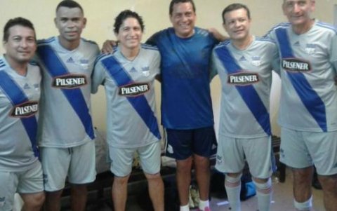 Iván Hurtado, Kleber Fajardo, Álex Cevalos, Ivo Ron y el Enrique Verduga.