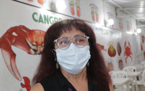 Martha Vileña, fundadora de los cangrejales Marthita.