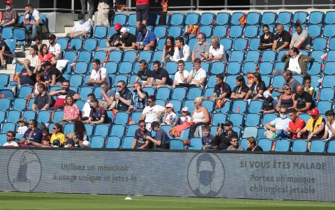 Se permitió la presencia de público para ver el compromiso respetando las medidas de seguridad.