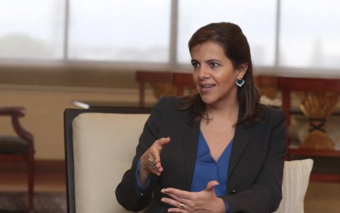 María Paula Romo, ministra de Gobierno.