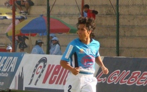 Christian Castro, cuando vestía la camiseta del Macará.