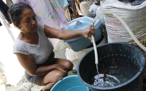 En algunos lugares deberán almacenar agua.