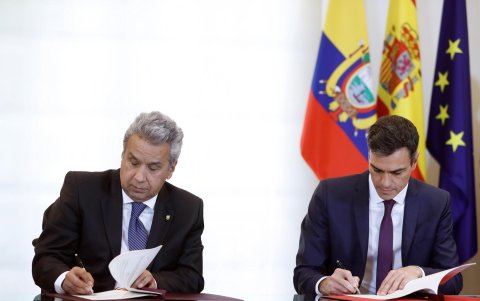 Las conversaciones con España por el visado Schengen empezaron con Lenín Moreno.