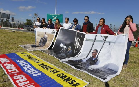 El reclamo de los familiares y amigos llegó incluso a Colombia, país en el que la investigación arrojó mejores resultados.