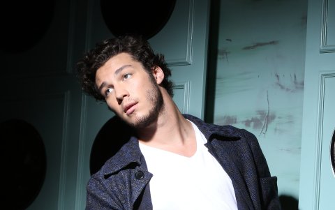 Eduardo vino a la ciudad para promocionar el dramatizado.