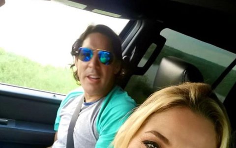 Junto a Juan Carlos Ullauri.