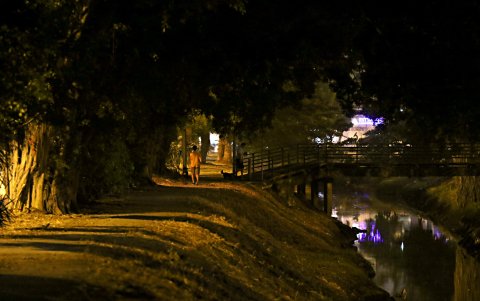 Hecho. La zanja que divide la sexta etapa de la Alborada con la ciudadela Urbanor, es uno de los puntos más inseguros, a decir de los habitantes.