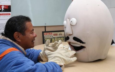 José Vicente Baren y su personaje de Pepe Cebolla.