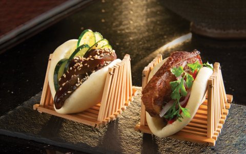 Baos, delicia del restaurante Mikka.