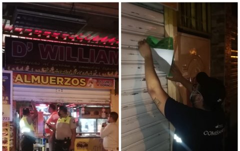 Hecho. En los controles también participaron funcionarios de la Gobernación del Guayas.