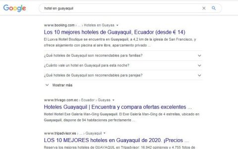 Búsqueda en Google.