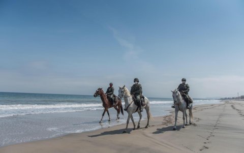 Seguridad. En Manabí, los alcaldes decidieron postergar la visita de bañistas. La seguridad es rigurosa.