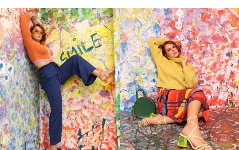 Looks con colores vivos. Imagen referencial.