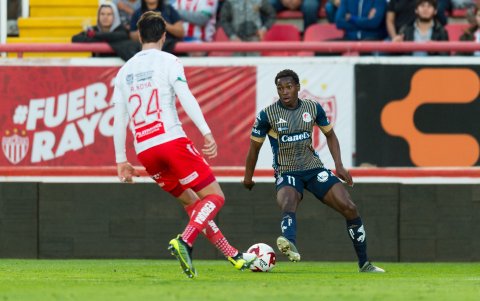 Anderson Julio, ofensivo del Atlético San Luis, están en conversaciones para volver a Liga de Quito