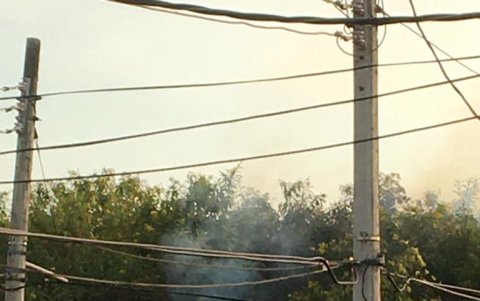 Imagen de los primeros minutos del incendio.