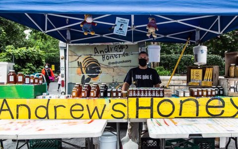 Apicultura en el corazón de Nueva York.