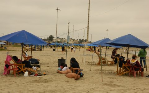 Cambios. Las parcelas tienen 20 metros de fondo porque la playa es más estrecha