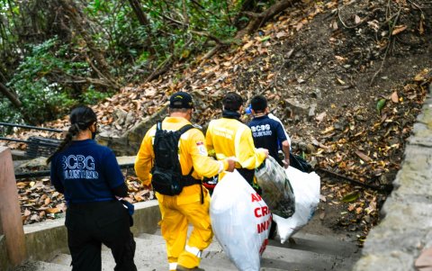 Hecho. Al menos cinco organizaciones locales vinculadas con los temas ambientales, participaron de la minga.
