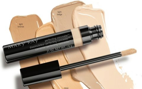 Los correctores vienen en diferentes colores y texturas.