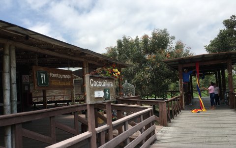 Algunas áreas de la comuna permanecen cerradas, como la cocodrilera y el restaurante.