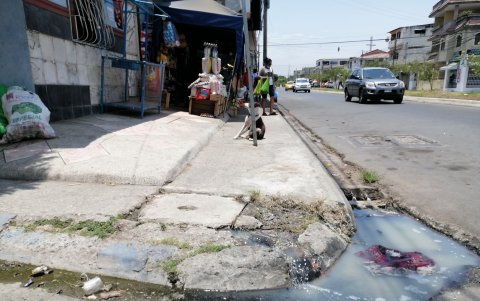 Panorama. El problema afecta a unas tres manzanas del sector.