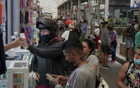 En el sector de la bahía, a diferencia de otras ocasiones, no hubo aglomeraciones.