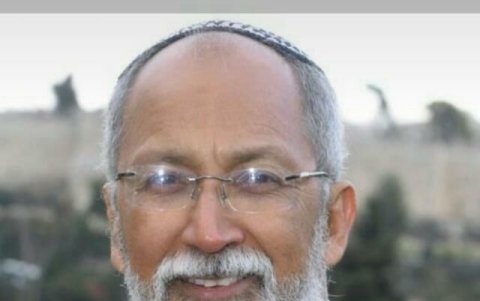 Rabino Nery Montiel, en Israel.