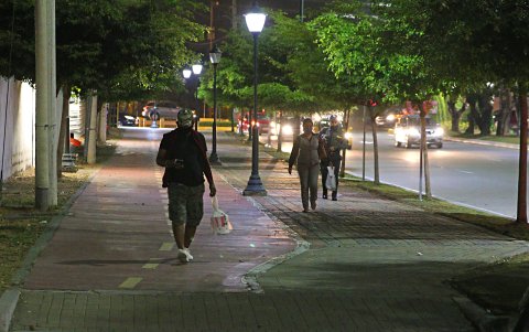 Obra. Para la ciudadanía, es vital que toda la vía esté alumbrada. Hay tramos que distan del escenario que se ve en esta gráfica.