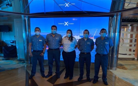 Tripulación. Albán labora con una tripulación de 55 personas.