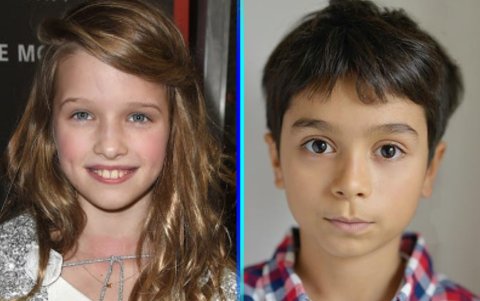 Ever Anderson (Wendy) y Alexander Molony (Peter Pan)
