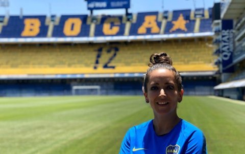 Experiencia. Mayta (d) pasó por el Boca Juniors gaucho, pero no firmó porque inició la pandemia.